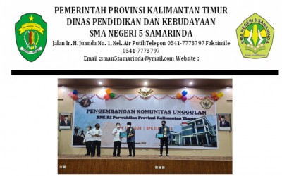 SISWA SMA NEGERI 5 SAMARINDA MENJADI JUARA TINGKAT PROVINSI DALAM LOMBA VIDEO KREATIF