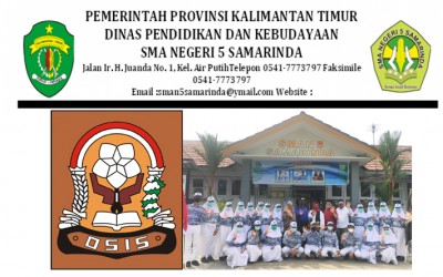 HASIL PEMILIHAN KETUA OSIS DAN KEPENGURUSAN OSIS SMA NEGERI 5 SAMARINDA 2020-2021