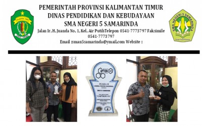 SISWI SMA NEGERI 5 SAMARINDA MENJADI JUARA TINGKAT NASIONAL DALAM LOMBA POSTER